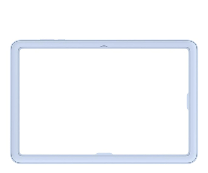 Etui do tableta Samsung Etui Frame Cover do Tab S11 Ultra niebieskie